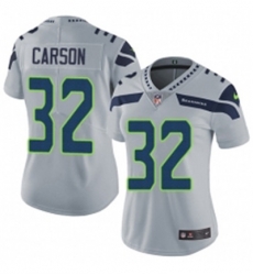 Womens Nike Seattle Seahawks 32 Chris Carson Grey Alternate Vapor Untouchable Limited Player NFL Jersey Womens Nike Seattle Seahawks 32 Chris Carson Grey Alternate Vapor Untouchable Limited Player NFL Jersey