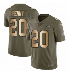 Youth Nike Seattle Seahawks 20 Rashaad Penny Limited Olive Gold 2017 Salute to Service NFL Jersey Youth Nike Seattle Seahawks 20 Rashaad Penny Limited Olive Gold 2017 Salute to Service NFL Jersey