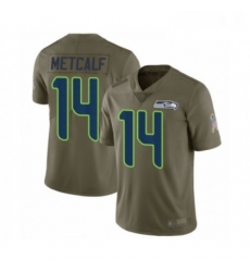Youth Seattle Seahawks 14 DK Metcalf Limited Olive 2017 Salute to Service Football Jersey Youth Seattle Seahawks 14 DK Metcalf Limited Olive 2017 Salute to Service Football Jersey