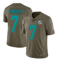 7 Limited Jason Sanders Olive Nike NFL Mens Jersey Miami Dolphins 2017 Salute to Service 7 Limited Jason Sanders Olive Nike NFL Mens Jersey Miami Dolphins 2017 Salute to Service