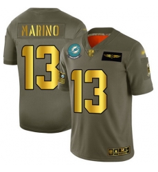Dolphins 13 Dan Marino Camo Gold Men Stitched Football Limited 2019 Salute To Service Jersey Dolphins 13 Dan Marino Camo Gold Men Stitched Football Limited 2019 Salute To Service Jersey