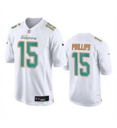 Men Miami Dolphins 15 Jaelan Phillips White Fashion Vapor Untouchable Stitched Football Jersey Men Miami Dolphins 15 Jaelan Phillips White Fashion Vapor Untouchable Stitched Football Jersey