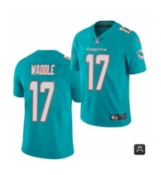 Men Miami Dolphins 17 Jaylen Waddle Aqua 2021 Vapor Untouchable Limited Stitched NFL Jersey Men Miami Dolphins 17 Jaylen Waddle Aqua 2021 Vapor Untouchable Limited Stitched NFL Jersey