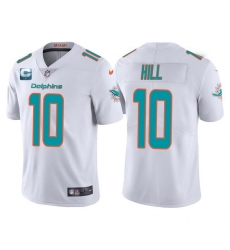 Men Miami Dolphins 2022 #10 Tyreek Hill White With 2-star C Patch Vapor Untouchable Limited Stitched Football Jersey Men Miami Dolphins 2022 #10 Tyreek Hill White With 2-star C Patch Vapor Untouchable Limited Stitched Football Jersey