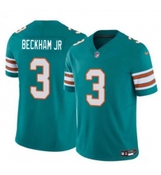 Men Miami Dolphins 3 Odell Beckham Jr Aqua 2023 F U S E Alternate Vapor Limited Stitched Football Jersey Men Miami Dolphins 3 Odell Beckham Jr Aqua 2023 F U S E Alternate Vapor Limited Stitched Football Jersey