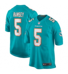 Men Miami Dolphins 5 Jalen Ramsey Aqua Stitched Game Jersey Men Miami Dolphins 5 Jalen Ramsey Aqua Stitched Game Jersey