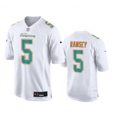 Men Miami Dolphins 5 Jalen Ramsey White Fashion Vapor Untouchable Stitched Football Jersey Men Miami Dolphins 5 Jalen Ramsey White Fashion Vapor Untouchable Stitched Football Jersey