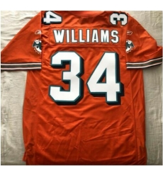 Men Miami Dolphins ricky williams #34 Orange Throwback Stitched NFL Jersey Men Miami Dolphins ricky williams #34 Orange Throwback Stitched NFL Jersey