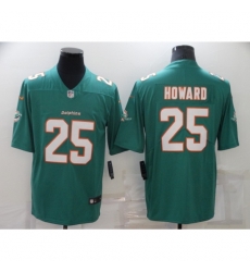 Men's Miami Dolphins #25 Xavien Howard Green Nike Aqua Player Limited Jersey Men's Miami Dolphins #25 Xavien Howard Green Nike Aqua Player Limited Jersey