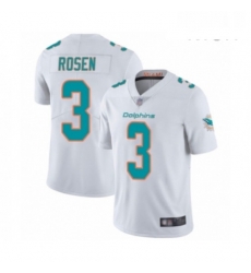 Mens Miami Dolphins 3 Josh Rosen White Vapor Untouchable Limited Player Football Jersey Mens Miami Dolphins 3 Josh Rosen White Vapor Untouchable Limited Player Football Jersey