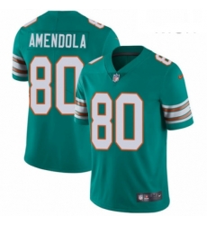 Mens Nike Miami Dolphins 80 Danny Amendola Aqua Green Alternate Vapor Untouchable Limited Player NFL Jersey Mens Nike Miami Dolphins 80 Danny Amendola Aqua Green Alternate Vapor Untouchable Limited Player NFL Jersey