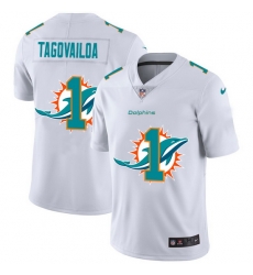 Miami Dolphins 1 Tua Tagovailoa White Men Nike Team Logo Dual Overlap Limited NFL Jersey Miami Dolphins 1 Tua Tagovailoa White Men Nike Team Logo Dual Overlap Limited NFL Jersey