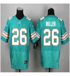 New Miami Dolphins #26 Lamar Miller Aqua Green Alternate Mens Stitched NFL Elite Jersey New Miami Dolphins #26 Lamar Miller Aqua Green Alternate Mens Stitched NFL Elite Jersey