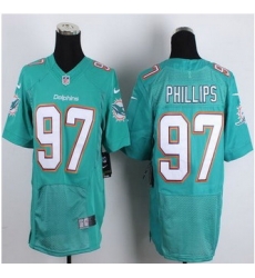 New Miami Dolphins #97 Jordan Phillips Aqua Green Team Color Men Stitched NFL New Elite jersey New Miami Dolphins #97 Jordan Phillips Aqua Green Team Color Men Stitched NFL New Elite jersey