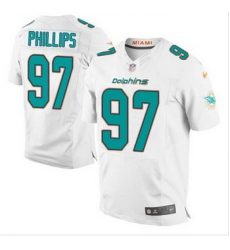 New Miami Dolphins #97 Jordan Phillips White Men Stitched NFL New Elite Jersey New Miami Dolphins #97 Jordan Phillips White Men Stitched NFL New Elite Jersey
