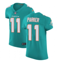 Nike Dolphins #11 DeVante Parker Aqua Green Team Color Mens Stitched NFL Vapor Untouchable Elite Jersey Nike Dolphins #11 DeVante Parker Aqua Green Team Color Mens Stitched NFL Vapor Untouchable Elite Jersey