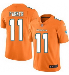 Nike Dolphins #11 DeVante Parker Orange Mens Stitched NFL Limited Rush Jersey Nike Dolphins #11 DeVante Parker Orange Mens Stitched NFL Limited Rush Jersey