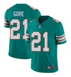 Nike Dolphins #21 Frank Gore Aqua Green Alternate Mens Stitched NFL Vapor Untouchable Limited Jersey Nike Dolphins #21 Frank Gore Aqua Green Alternate Mens Stitched NFL Vapor Untouchable Limited Jersey