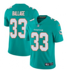 Nike Dolphins #33 Kalen Ballage Aqua Green Team Color Mens Stitched NFL Vapor Untouchable Limited Jersey Nike Dolphins #33 Kalen Ballage Aqua Green Team Color Mens Stitched NFL Vapor Untouchable Limited Jersey