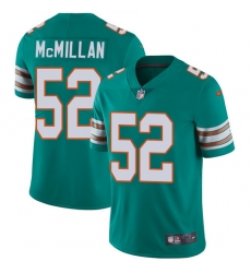 Nike Dolphins #52 Raekwon McMillan Aqua Green Alternate Mens Stitched NFL Vapor Untouchable Limited Jersey Nike Dolphins #52 Raekwon McMillan Aqua Green Alternate Mens Stitched NFL Vapor Untouchable Limited Jersey