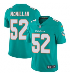 Nike Dolphins #52 Raekwon McMillan Aqua Green Team Color Mens Stitched NFL Vapor Untouchable Limited Jersey Nike Dolphins #52 Raekwon McMillan Aqua Green Team Color Mens Stitched NFL Vapor Untouchable Limited Jersey