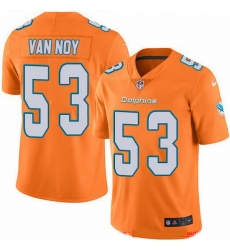Nike Dolphins 53 Kyle Van Noy Orange Men Stitched NFL Limited Rush Jersey Nike Dolphins 53 Kyle Van Noy Orange Men Stitched NFL Limited Rush Jersey