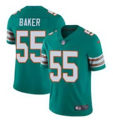 Nike Dolphins 55 Jerome Baker Aqua Throwback Vapor Untouchable Limited Jersey Nike Dolphins 55 Jerome Baker Aqua Throwback Vapor Untouchable Limited Jersey