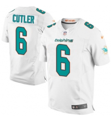 Nike Dolphins #6 Jay Cutler White Mens Stitched NFL New Elite Jersey Nike Dolphins #6 Jay Cutler White Mens Stitched NFL New Elite Jersey