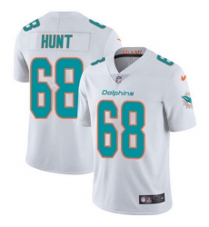 Nike Dolphins 68 Robert Hunt White Men Stitched NFL Vapor Untouchable Limited Jersey Nike Dolphins 68 Robert Hunt White Men Stitched NFL Vapor Untouchable Limited Jersey