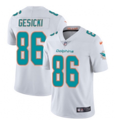 Nike Dolphins #86 Mike Gesicki White Mens Stitched NFL Vapor Untouchable Limited Jersey Nike Dolphins #86 Mike Gesicki White Mens Stitched NFL Vapor Untouchable Limited Jersey