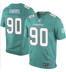 Nike Dolphins #90 Charles Harris Aqua Green Team Color Mens Stitched NFL New Elite Jersey Nike Dolphins #90 Charles Harris Aqua Green Team Color Mens Stitched NFL New Elite Jersey