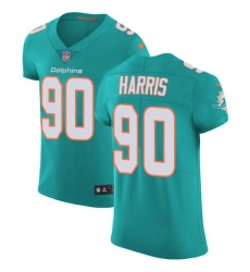 Nike Dolphins #90 Charles Harris Aqua Green Team Color Mens Stitched NFL Vapor Untouchable Elite Jersey Nike Dolphins #90 Charles Harris Aqua Green Team Color Mens Stitched NFL Vapor Untouchable Elite Jersey