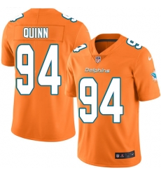 Nike Dolphins #94 Robert Quinn Orange Mens Stitched NFL Limited Rush Jersey Nike Dolphins #94 Robert Quinn Orange Mens Stitched NFL Limited Rush Jersey