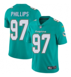 Nike Dolphins #97 Jordan Phillips Aqua Green Team Color Mens Stitched NFL Vapor Untouchable Limited Jersey Nike Dolphins #97 Jordan Phillips Aqua Green Team Color Mens Stitched NFL Vapor Untouchable Limited Jersey