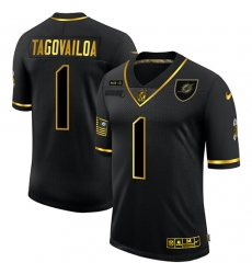 Nike Miami Dolphins 1 Tua Tagovailoa Black Gold 2020 Salute To Service Limited Jersey Nike Miami Dolphins 1 Tua Tagovailoa Black Gold 2020 Salute To Service Limited Jersey