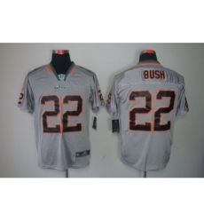 Nike Miami Dolphins 22 Reggie Bush Grey Elite Lights Out NFL Jersey Nike Miami Dolphins 22 Reggie Bush Grey Elite Lights Out NFL Jersey