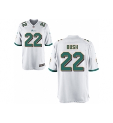 Nike Miami Dolphins 22 Reggie Bush White Game NFL Jersey Nike Miami Dolphins 22 Reggie Bush White Game NFL Jersey