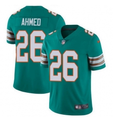 Nike Miami Dolphins 26 Salvon Ahmed Aqua Green Alternate Men Stitched NFL Vapor Untouchable Limited Jersey Nike Miami Dolphins 26 Salvon Ahmed Aqua Green Alternate Men Stitched NFL Vapor Untouchable Limited Jersey
