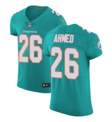 Nike Miami Dolphins 26 Salvon Ahmed Aqua Green Team Color Men Stitched NFL Vapor Untouchable Elite Jersey Nike Miami Dolphins 26 Salvon Ahmed Aqua Green Team Color Men Stitched NFL Vapor Untouchable Elite Jersey