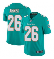 Nike Miami Dolphins 26 Salvon Ahmed Aqua Green Team Color Men Stitched NFL Vapor Untouchable Limited Jersey Nike Miami Dolphins 26 Salvon Ahmed Aqua Green Team Color Men Stitched NFL Vapor Untouchable Limited Jersey