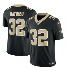 Men New Orleans Saints 32 Tyrann Mathieu Black 2023 F.U.S.E. Vapor Untouchable Limited Stitched Jersey Men New Orleans Saints 32 Tyrann Mathieu Black 2023 F.U.S.E. Vapor Untouchable Limited Stitched Jersey