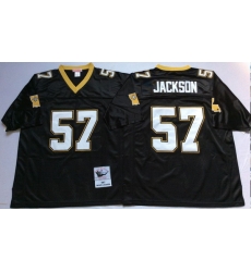 Men New Orleans Saints 57 Rickey Jackson Black M&N Throwback Jersey Men New Orleans Saints 57 Rickey Jackson Black M&N Throwback Jersey