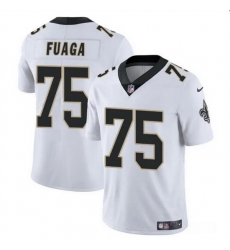 Men New Orleans Saints 75 Taliese Fuaga White 2024 Draft Vapor Limited Stitched Football Jersey Men New Orleans Saints 75 Taliese Fuaga White 2024 Draft Vapor Limited Stitched Football Jersey