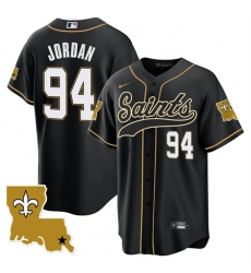 Men New Orleans Saints 94 Cameron Jordan Black 1987 Legacy Cool Base Stitched Baseball Jersey Men New Orleans Saints 94 Cameron Jordan Black 1987 Legacy Cool Base Stitched Baseball Jersey
