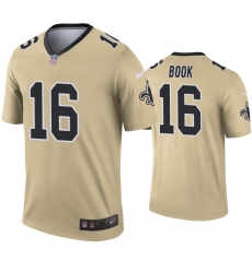 Men Nike New Orlean Saints Ian Book 16 Gold Inverted Legend Limited Jersey Men Nike New Orlean Saints Ian Book 16 Gold Inverted Legend Limited Jersey