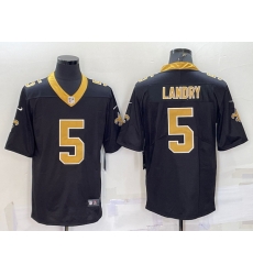 Men's New Orleans Saints #5 Jarvis Landry Black 2022 Vapor Untouchable Stitched NFL Nike Limited Jersey Men's New Orleans Saints #5 Jarvis Landry Black 2022 Vapor Untouchable Stitched NFL Nike Limited Jersey