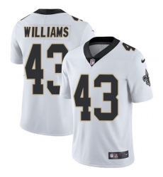 Mens Nike New Orleans Saints 43 Marcus Williams White Vapor Untouchable Limited Player NFL Jersey Mens Nike New Orleans Saints 43 Marcus Williams White Vapor Untouchable Limited Player NFL Jersey