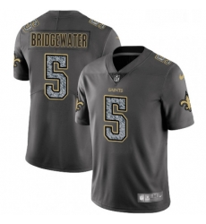 Mens Nike New Orleans Saints 5 Teddy Bridgewater Gray Static Vapor Untouchable Limited NFL Jersey Mens Nike New Orleans Saints 5 Teddy Bridgewater Gray Static Vapor Untouchable Limited NFL Jersey