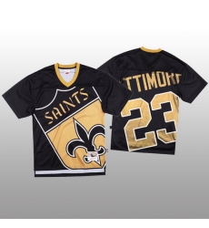 NFL New Orleans Saints 23 Marshon Lattimore Black Men Mitchell 26 Nell Big Face Fashion Limited NFL Jersey NFL New Orleans Saints 23 Marshon Lattimore Black Men Mitchell 26 Nell Big Face Fashion Limited NFL Jersey