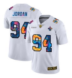 New Orleans Saints 94 Cameron Jordan Men White Nike Multi Color 2020 NFL Crucial Catch Limited NFL Jersey New Orleans Saints 94 Cameron Jordan Men White Nike Multi Color 2020 NFL Crucial Catch Limited NFL Jersey